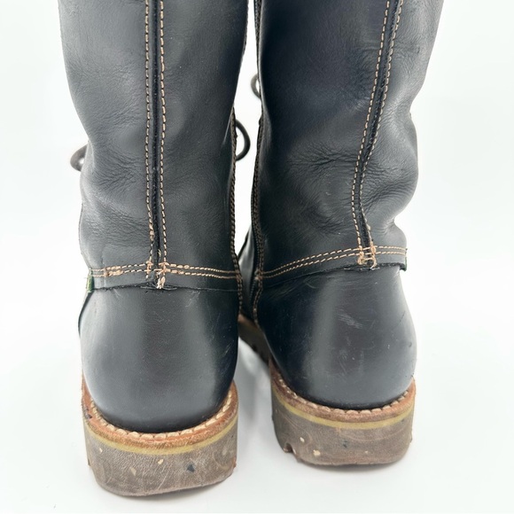 El Naturalista Lace Up Tall Leather Boots - Picture 8 of 11